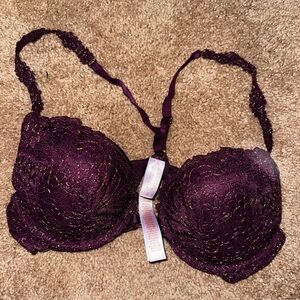Elegant Purple Lace Bra savage x Fenty